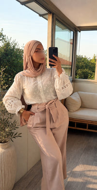Pantalon Amani - Rose Pâle