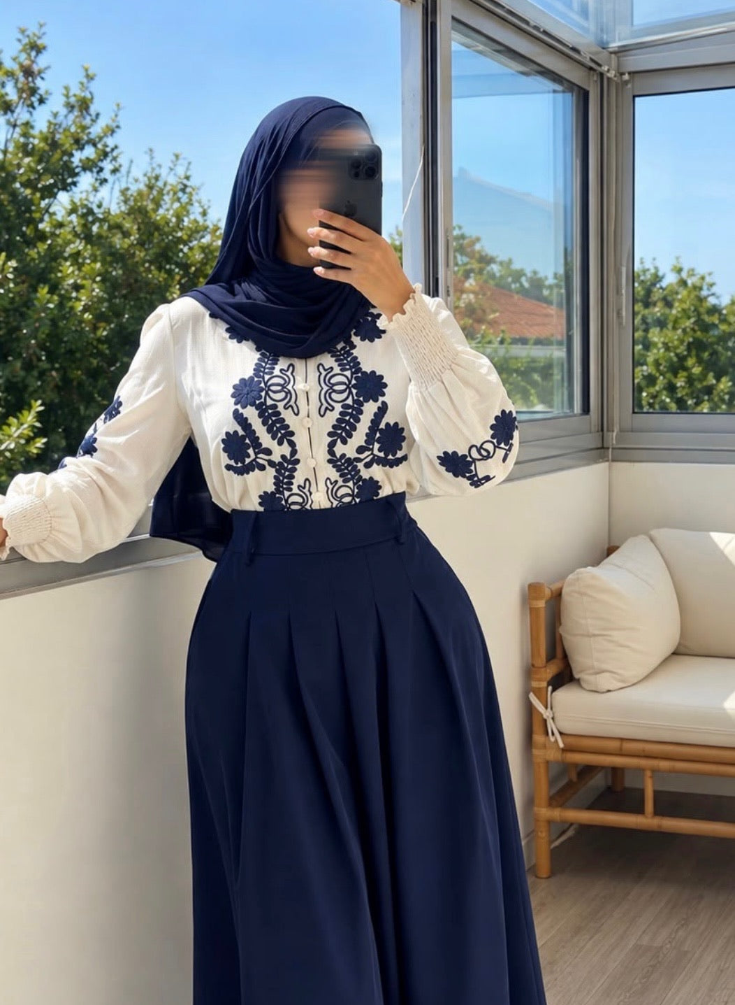 Chemisier Parisienne - Bleu